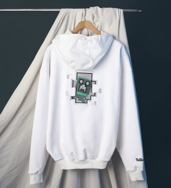 Pixel Art Creeper Hoody - Image 7